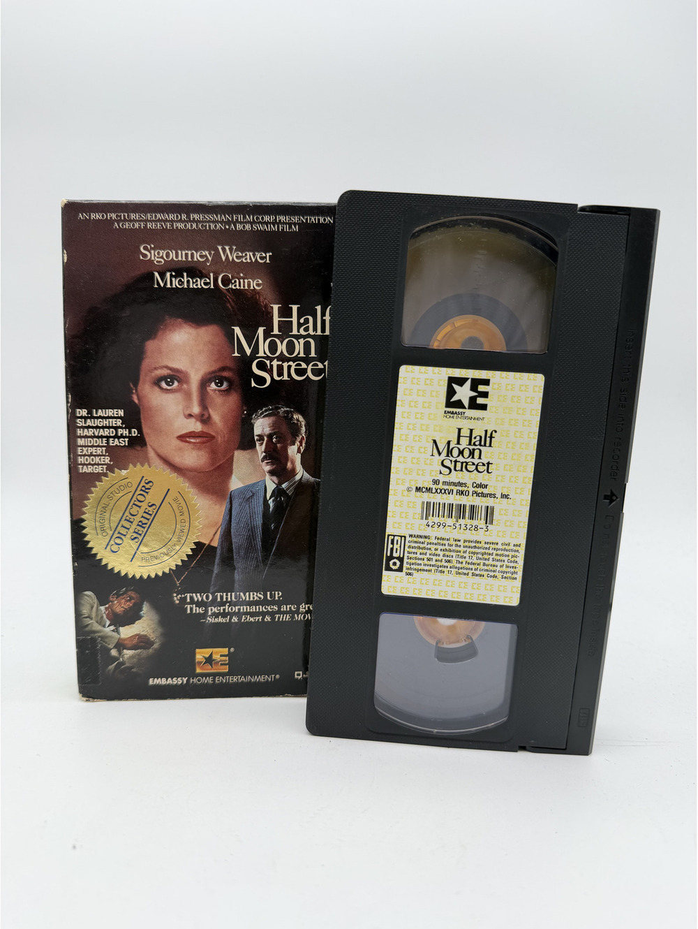 Half Moon Street VHS Tape Michael Caine Sigourney Weaver